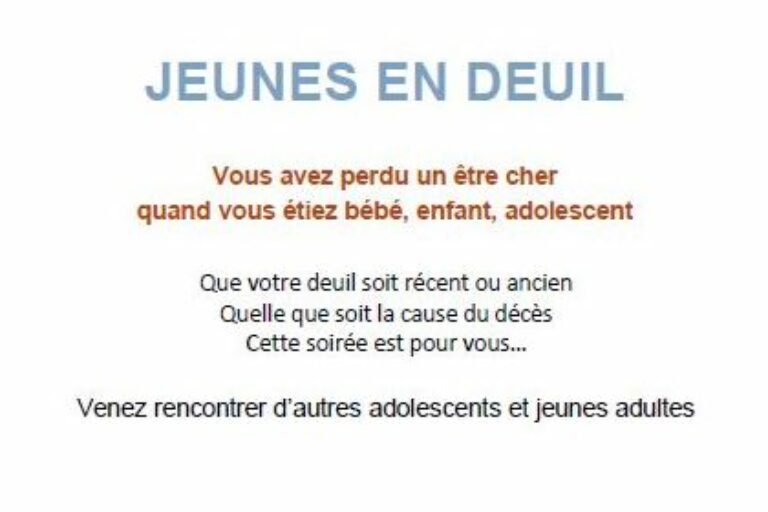 Jeunes en deuil – EKR Rhône