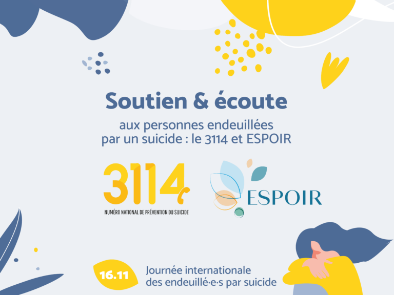 Journée internationale des personnes endeuillées par suicide