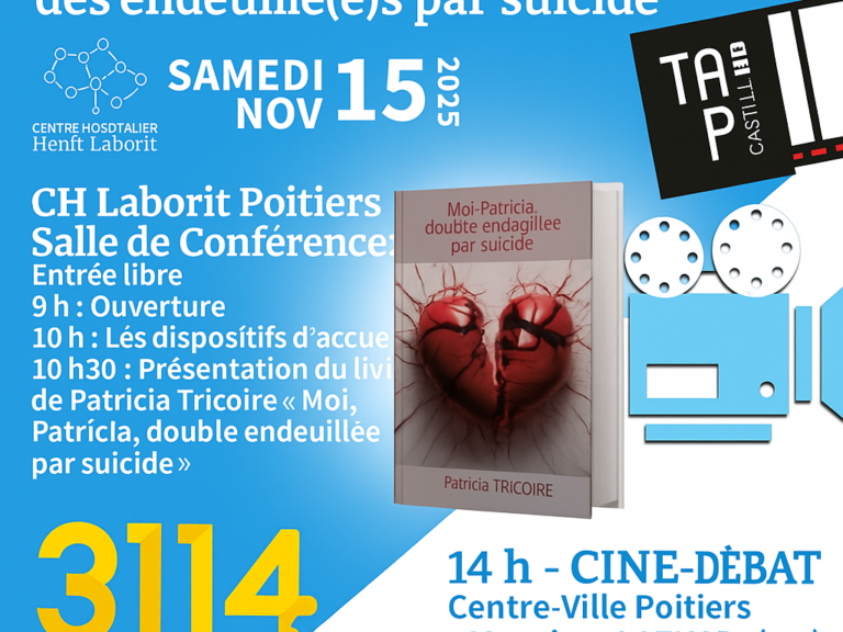 Journée internationale des personnes endeuillées par suicide – Poitiers