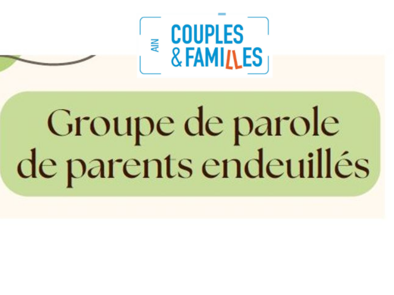 Création d&rsquo;un groupe de parents endeuillés – Lagnieu